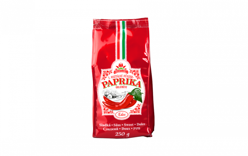 Gemahlener Gewürzpaprika aus Kalocsa im Papierbeutel mild 250g