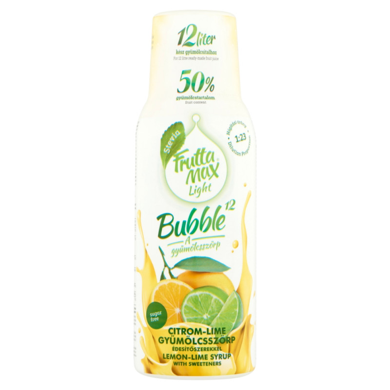 Frutta Max Light Bubble Zitronen- & Limetten Sirup