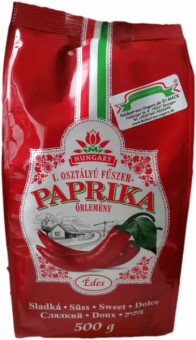 Gemahlener Gewürzpaprika aus Kalocsa im Papierbeutel 