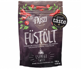 csemege füstölt fűszerpaprika-őrlemény 150g,PREMIUM Delikatesse geräucherter Paprika, FAJSZI