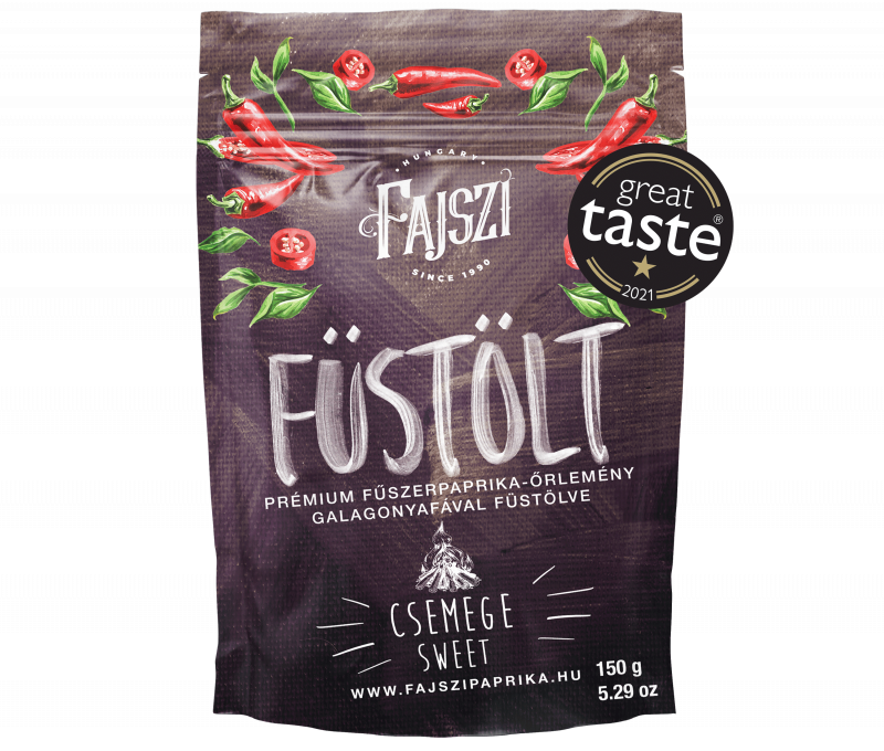 Prémium csemege füstölt fűszerpaprika-őrlemény 150g,Premium Delikatesse geräucherter Paprika gemahle