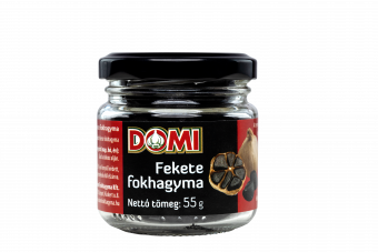 DOMI Schwarze Knoblauchzehen 55g, Fekete fokhagyma gerezdek üvegben