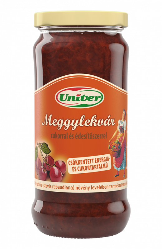 UNIVER Meggylekvár 280g (Kirschmarmelade)