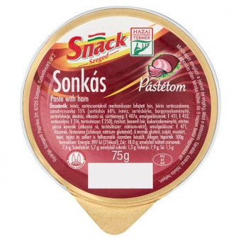 Snack Szeged sonkás pástétom 75g