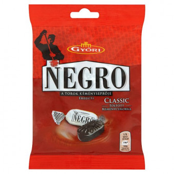 Győri Negro Classic töltött keménycukorka 159g, gefüllte Bonbons aus Ungarn