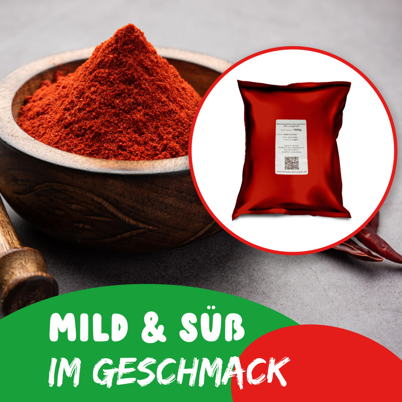 Ungarischer Paprika 1kg Eigenmarke - Feinkost-aus-Ungarn.de - mild