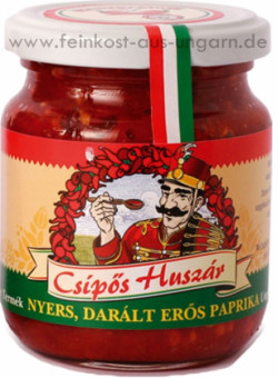 Csipös Huszár - scharfe Paprikapaste 210g | Chili Trade